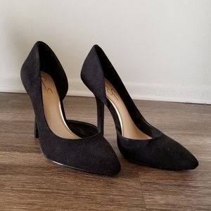 Velvety Classic Jessica Simpson Heels